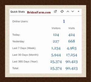 25,000 Visitors made 90,000 Visits