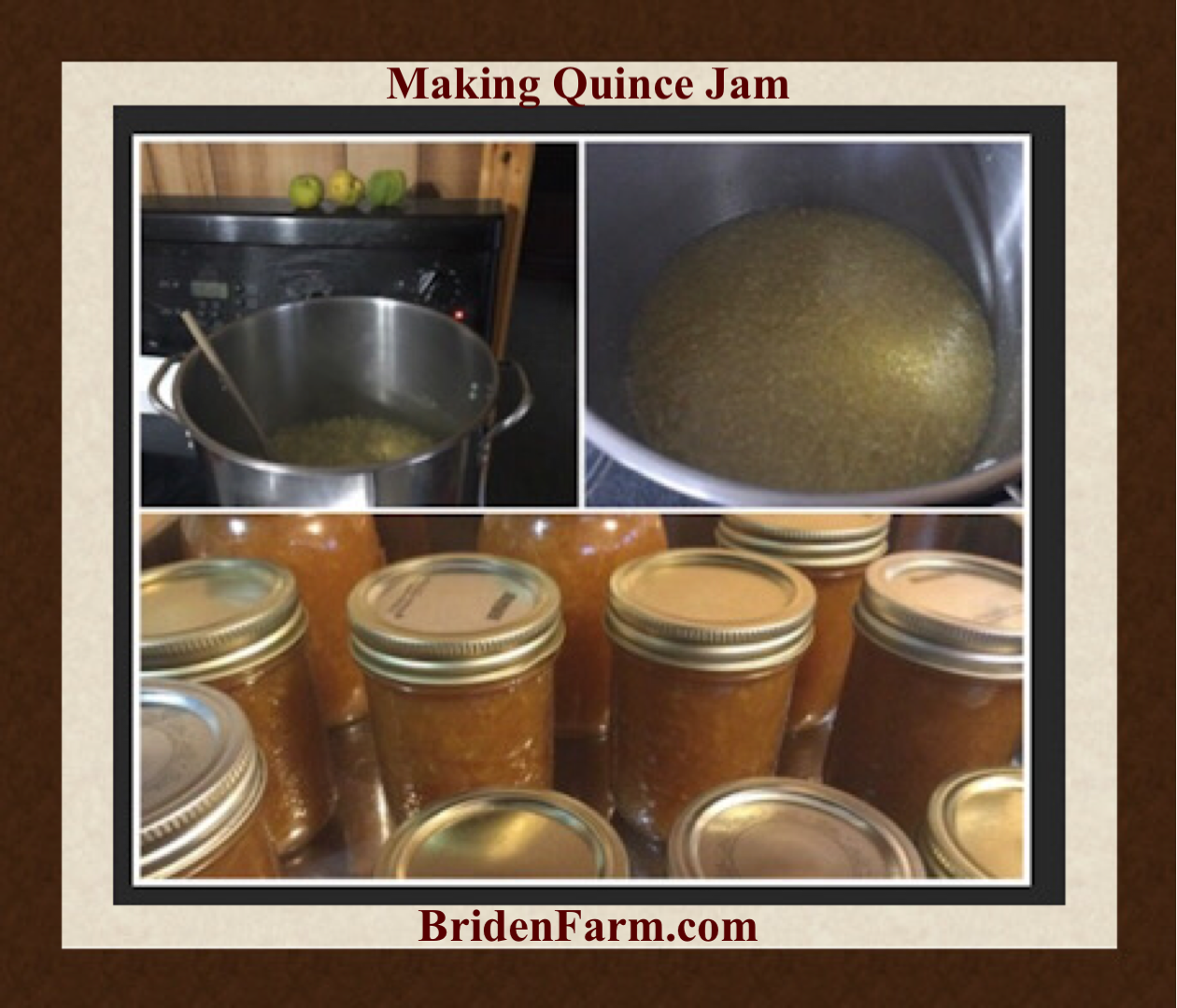 Making Quince Jam