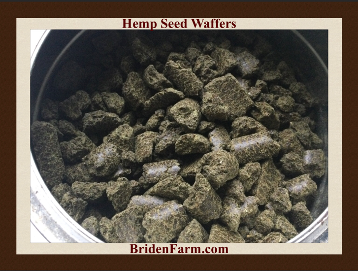 Hemp Seed Feed Waffers