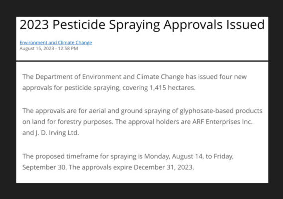 2023 Glyphosate Spraying