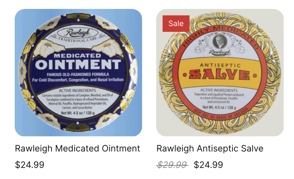 Medicated Ointment and Antiseptic Salve