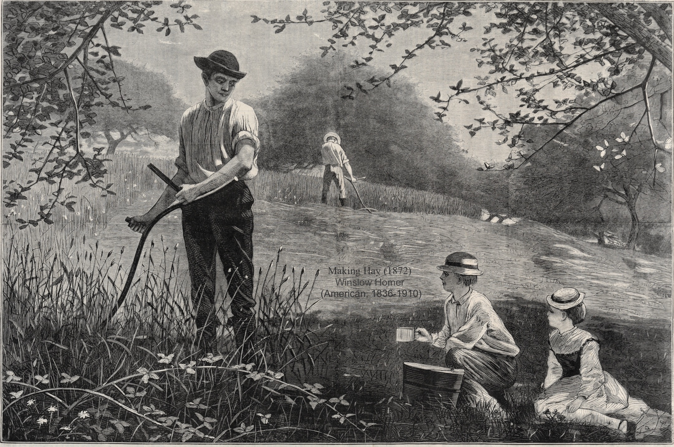 Making Hay (1872) Winslow Homer (American, 1836-