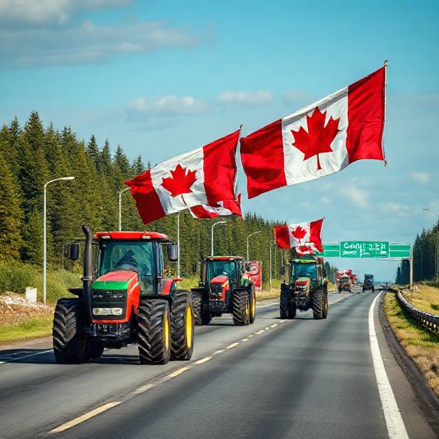 Canadian Farmers Protest