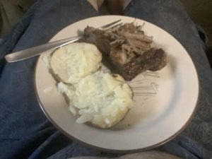 Baked Potatoes and Roast Mutton